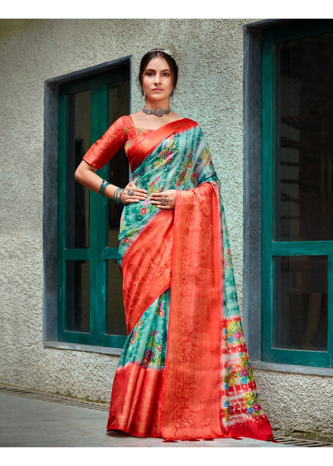 Gowri Silk By Shreyans Printed Sarees Catalog